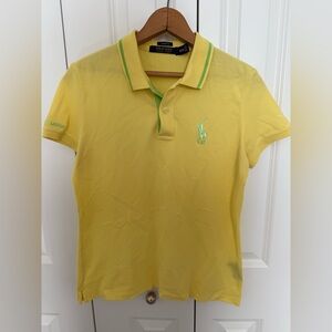 Polo Ralph Lauren Golf Women’s Big Pony Polo Shirt Yellow Size M